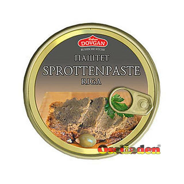 Sprottenpaste Riga, 160 g - Ossiladen I Ostprodukte Versand