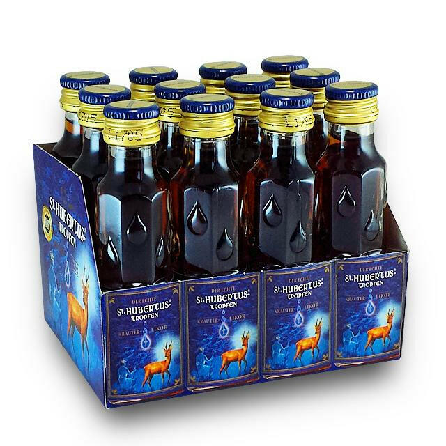 St. Hubertus-Tropfen Kräuter-Likör, 12ender