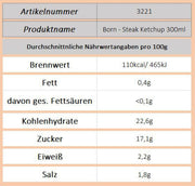 Steak Ketchup ( Born ) 300ml - Ossiladen I Ostprodukte Versand