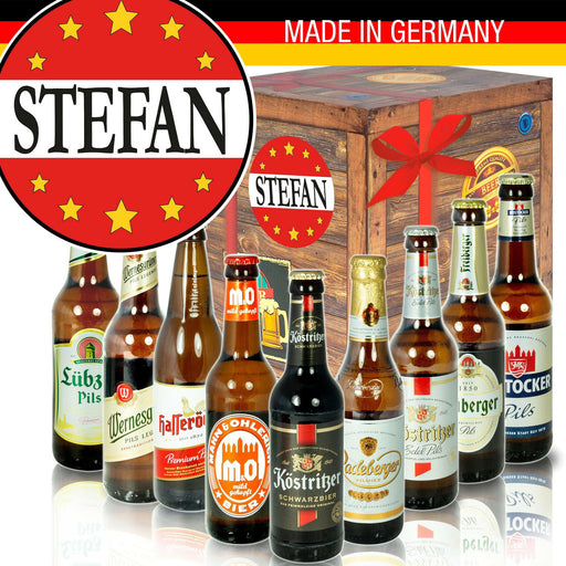 Stefan - Geschenkbox "Ostbiere" 9er Set - Ossiladen I Ostprodukte Versand