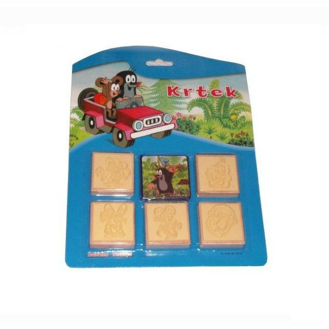Stempelset kleiner Maulwurf - Auto