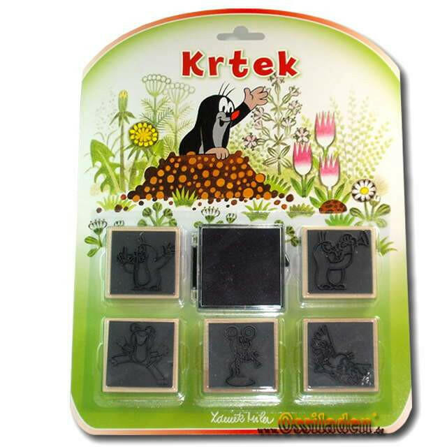 Stempelset kleiner Maulwurf - Frühling