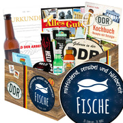 Sternzeichen Fische - Geschenkset Ostpaket "Männer Box" - Ossiladen I Ostprodukte Versand