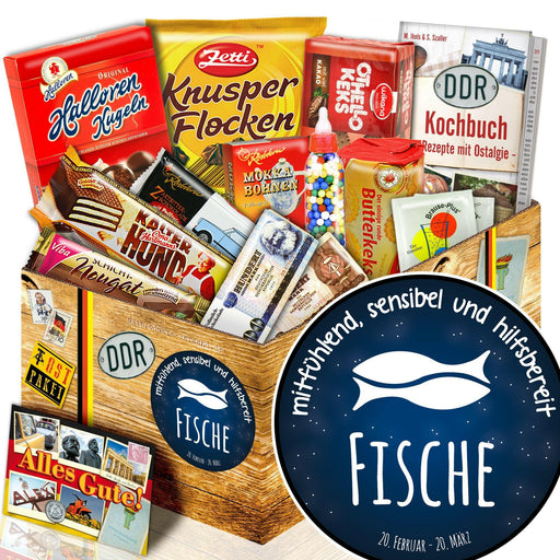 Sternzeichen Fische - Süßigkeiten Set DDR L - Ossiladen I Ostprodukte Versand