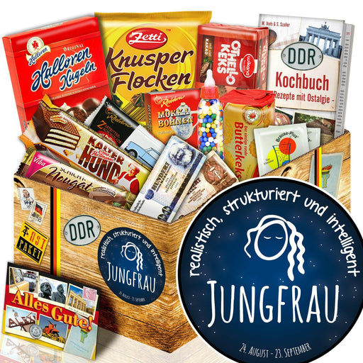 Sternzeichen Jungfrau - Süßigkeiten Set DDR L - Ossiladen I Ostprodukte Versand