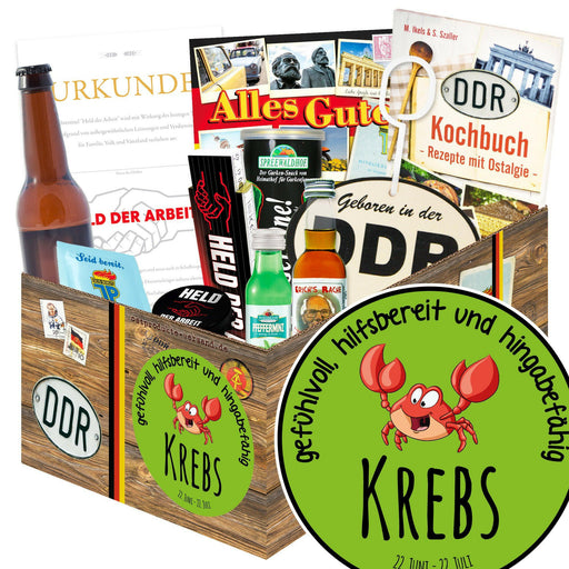 Sternzeichen Krebs - Geschenkset Ostpaket "Männer Box" - Ossiladen I Ostprodukte Versand