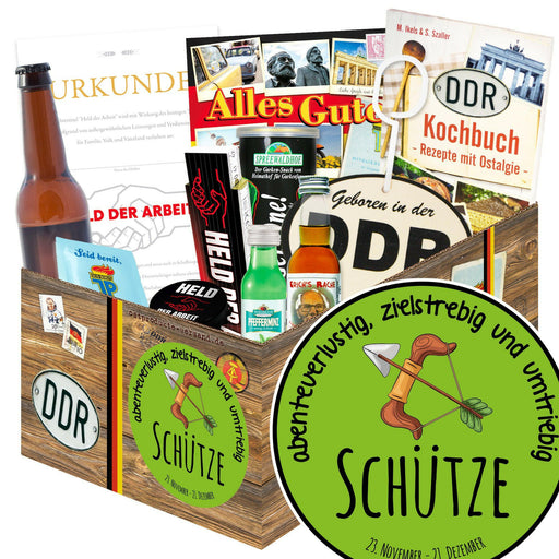 Sternzeichen Schütze - Geschenkset Ostpaket "Männer Box" - Ossiladen I Ostprodukte Versand