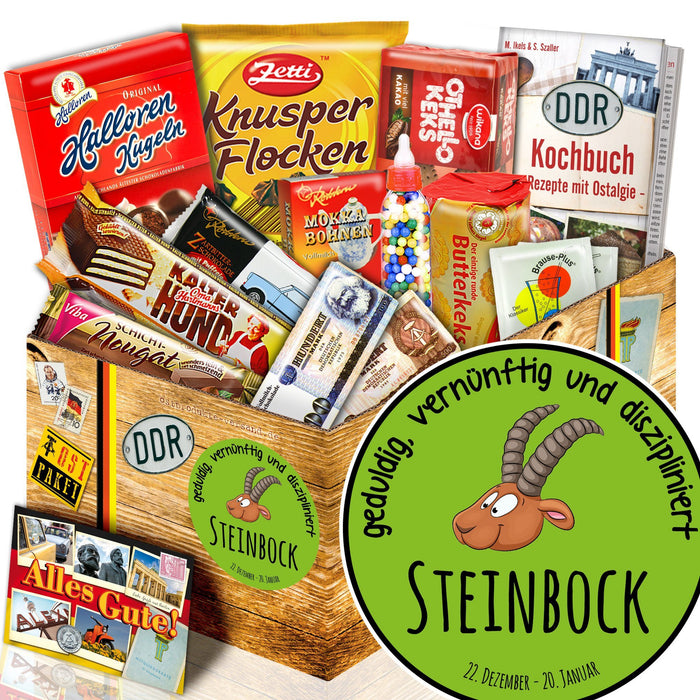 Sternzeichen Steinbock - Süßigkeiten Set DDR L - Ossiladen I Ostprodukte Versand
