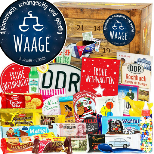 Sternzeichen Waage - DDR Adventskalender - Ossiladen I Ostprodukte Versand
