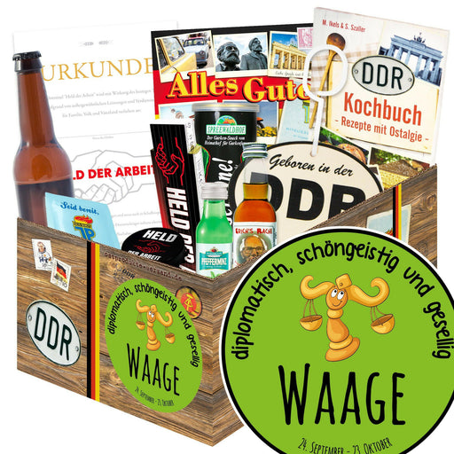 Sternzeichen Waage - Geschenkset Ostpaket "Männer Box" - Ossiladen I Ostprodukte Versand