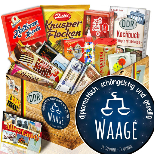 Sternzeichen Waage - Süßigkeiten Set DDR L - Ossiladen I Ostprodukte Versand