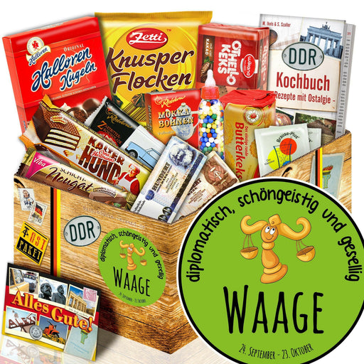 Sternzeichen Waage - Süßigkeiten Set DDR L - Ossiladen I Ostprodukte Versand