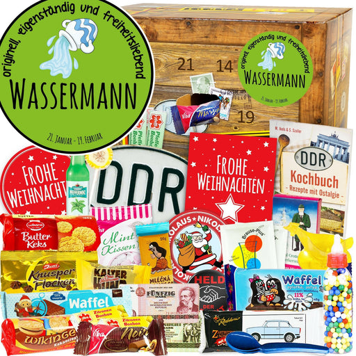 Sternzeichen Wassermann - Adventskalender DDR - Ossiladen I Ostprodukte Versand