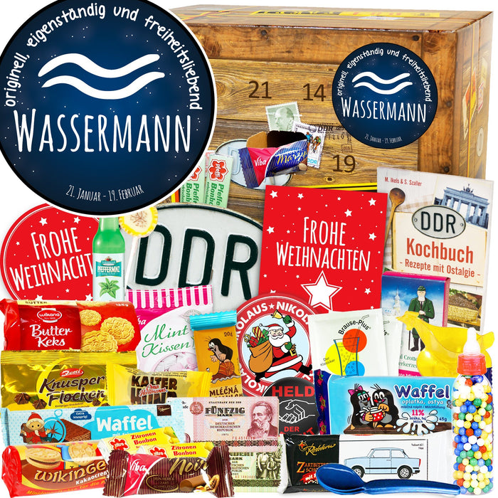Sternzeichen Wassermann - DDR Adventskalender - Ossiladen I Ostprodukte Versand