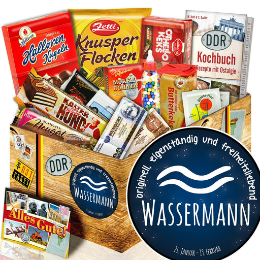 Sternzeichen Wassermann - Süßigkeiten Set DDR L - Ossiladen I Ostprodukte Versand