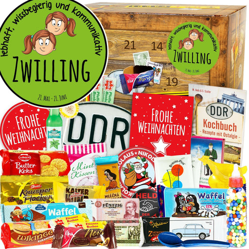 Sternzeichen Zwilling - Adventskalender DDR - Ossiladen I Ostprodukte Versand