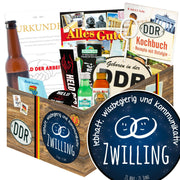 Sternzeichen Zwilling - Geschenkset Ostpaket "Männer Box" - Ossiladen I Ostprodukte Versand