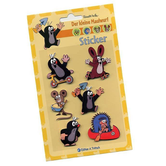 Sticker - Der kleine Maulwurf - Motiv Roller