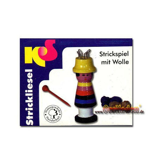 Strickliesel mit Wolle