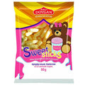 Süße Maisstäbchen mit Puderzucker 80g ( Dovgan )