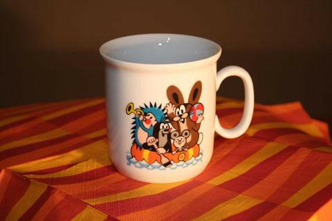 Tasse kleiner Maulwurf - Freunde im Boot