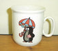 Tasse kleiner Maulwurf - Motiv Schirm