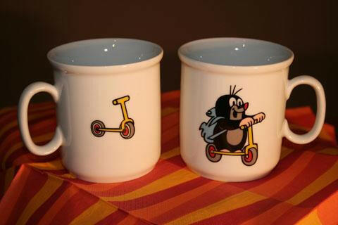 Tasse kleiner Maulwurf - Roller