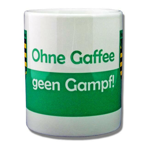 Tasse - ohne Gaffee geen Gampf! - Ossiladen I Ostprodukte Versand