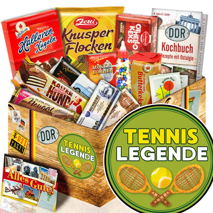 Tennis Legende - Süßigkeiten Set DDR L - Ossiladen I Ostprodukte Versand
