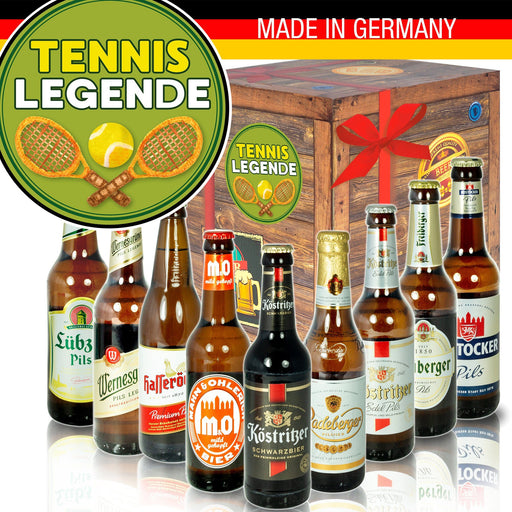 Tennis Megende - Geschenkbox "Ostbiere" 9er Set - Ossiladen I Ostprodukte Versand