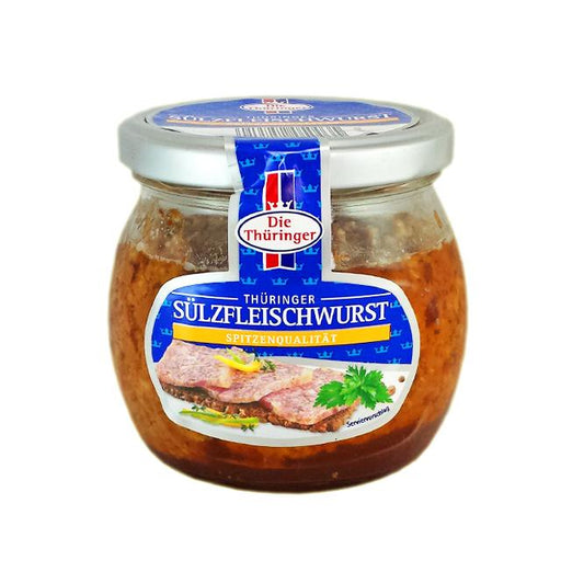 Thüringer Sülzfleischwurst im Glas 300g - Ossiladen I Ostprodukte Versand