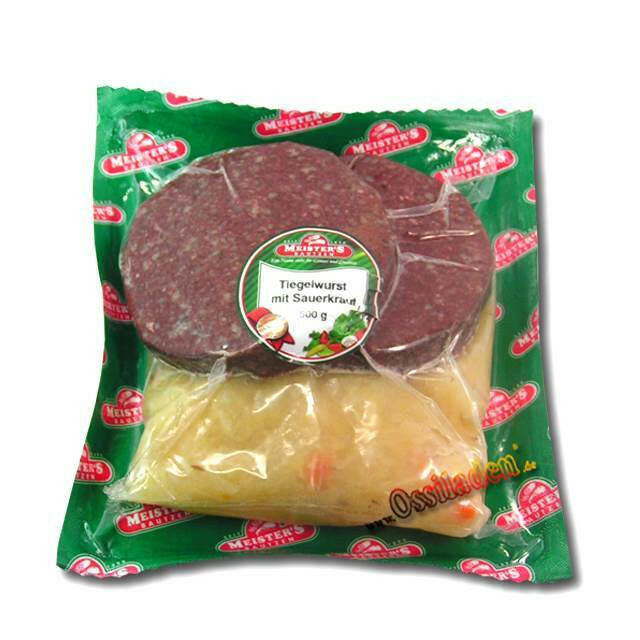 Tiegelwurst mit Sauerkraut (Meisters Bautzen)