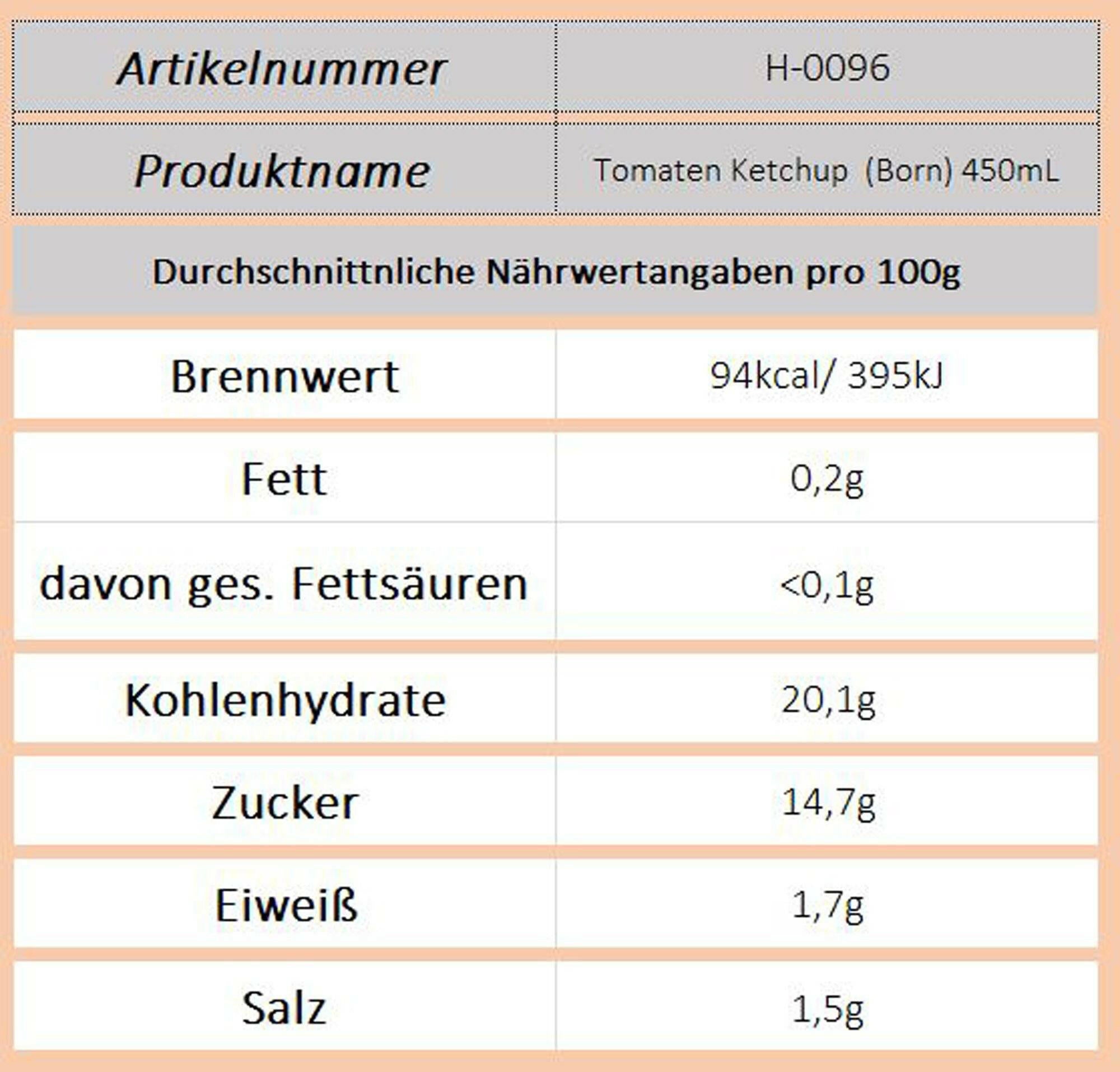 Tomaten Ketchup (Born) - Ossiladen I Ostprodukte Versand