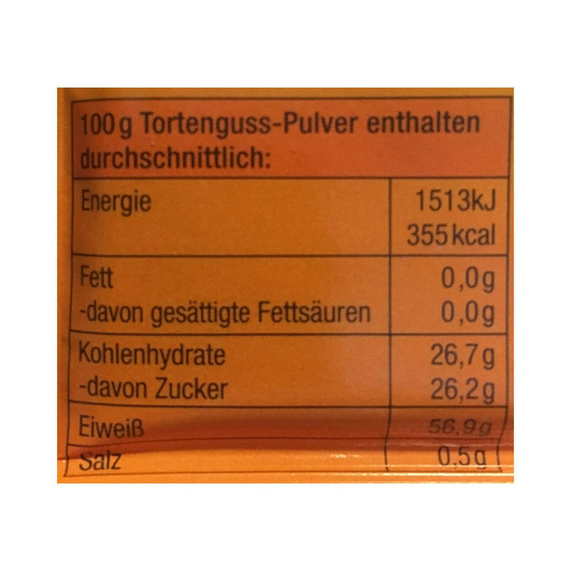 Tortenguß farblos Komet