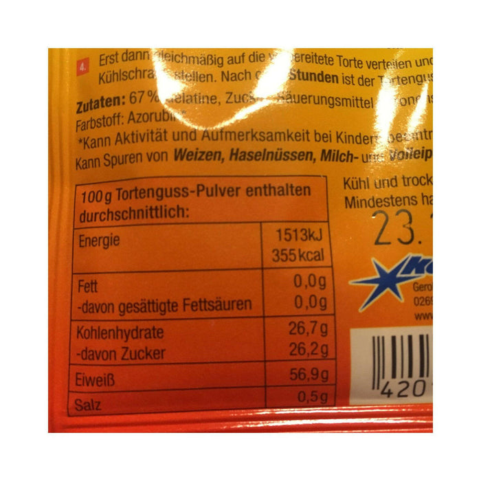 Tortenguß rot Komet - Ossiladen I Ostprodukte Versand