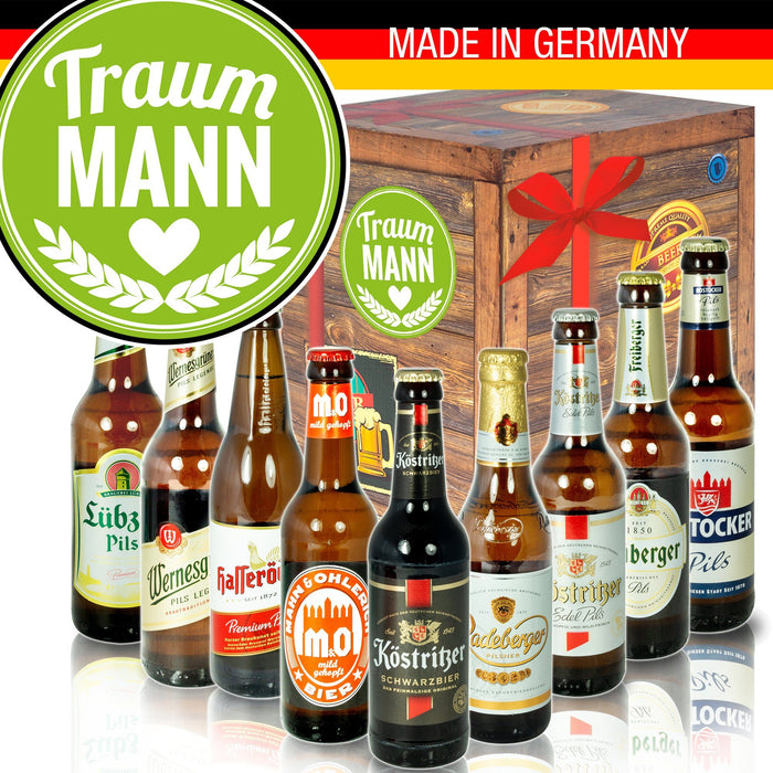 Traummann - Bier Geschenk "Ostbiere" 9er Set - Ossiladen I Ostprodukte Versand