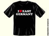 Tshirt I LOVE EAST GERMANY schwarz - Ossiladen I Ostprodukte Versand