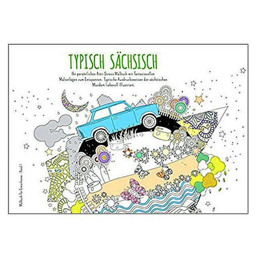 Typisch sächsisch Malbuch