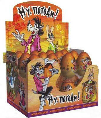 Überraschungseier Hase und Wolf (Nu pogodi)