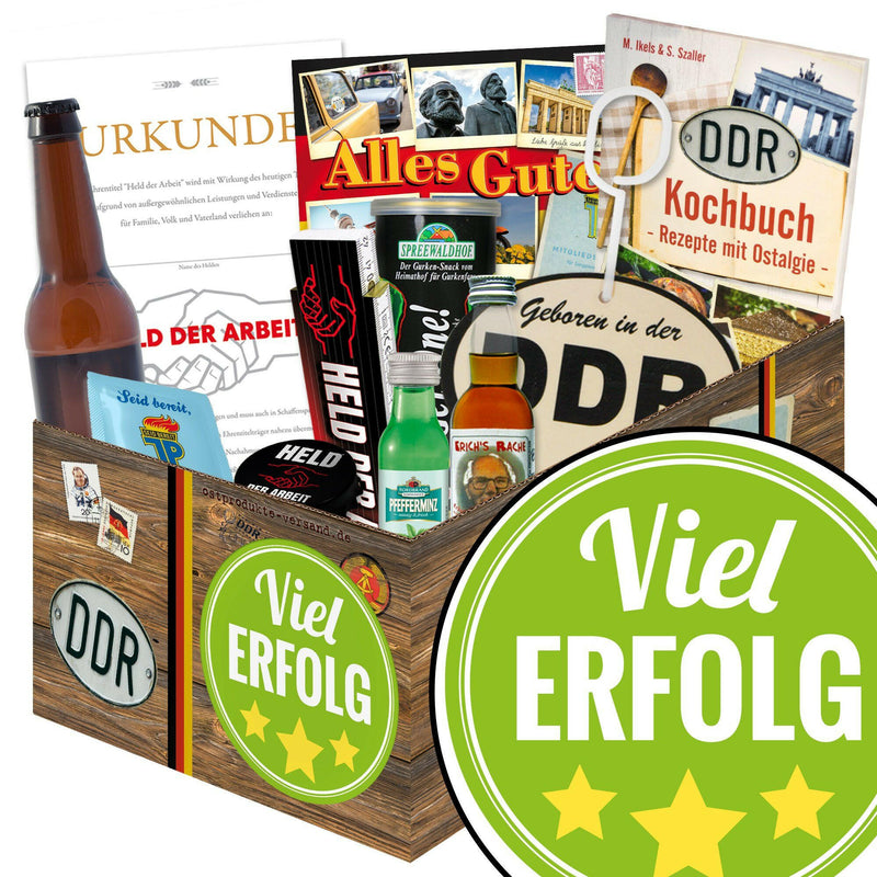 Viel Erfolg - Geschenkset Ostpaket "Männer Box" - Ossiladen I Ostprodukte Versand