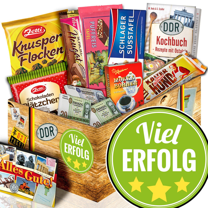 Viel Erfolg - Geschenkset Ostpaket "Schokoladenbox M" - Ossiladen I Ostprodukte Versand