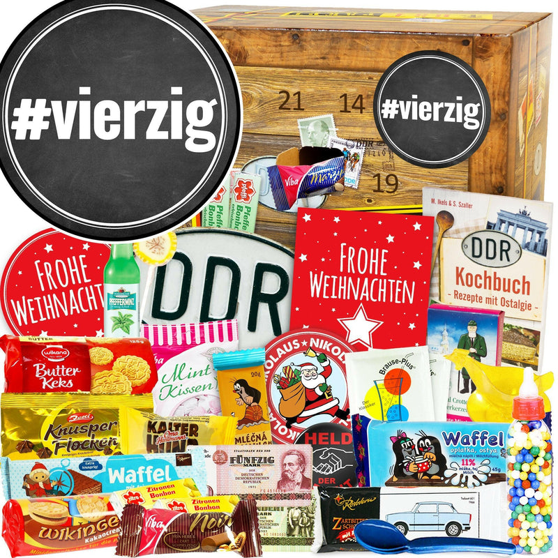 #vierzig - DDR Adventskalender - Ossiladen I Ostprodukte Versand