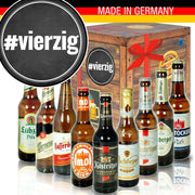 #vierzig - Geschenkbox "Ostbiere" 9er Set - Ossiladen I Ostprodukte Versand