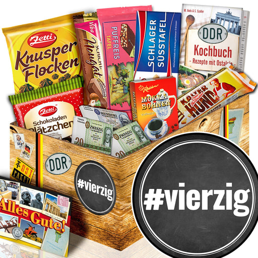 #vierzig - Geschenkset Ostpaket "Schokoladenbox M" - Ossiladen I Ostprodukte Versand