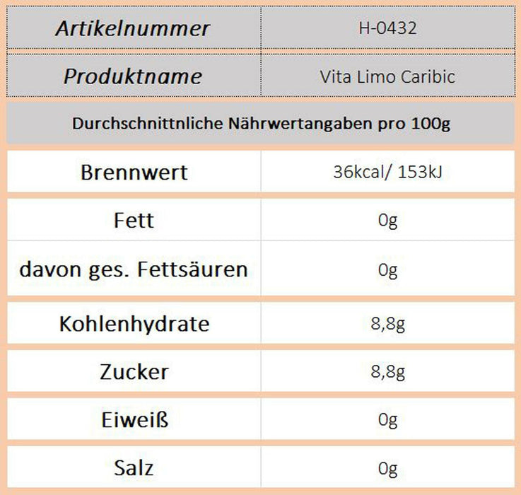 Vita Limo Caribic - Ossiladen I Ostprodukte Versand