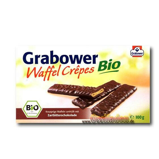 Waffel Crêpes BIO - Zartbitter (Grabower)