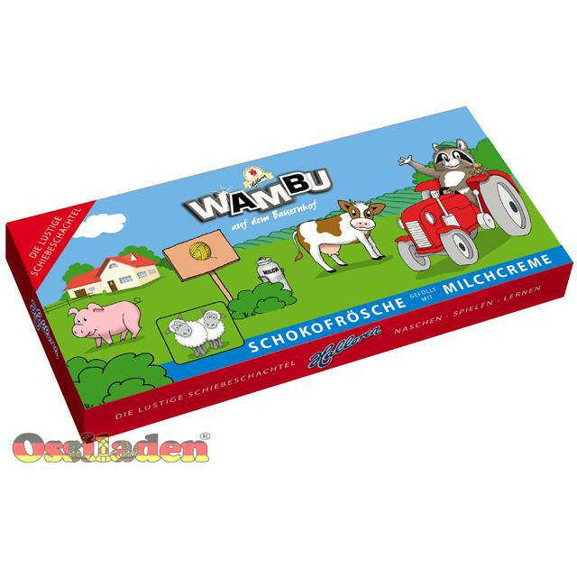 WAMBU - Bauernhof Schokofrösche (Halloren) 90g