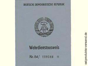 Wehrdienstausweis DDR NVA Originalware - Ossiladen I Ostprodukte Versand