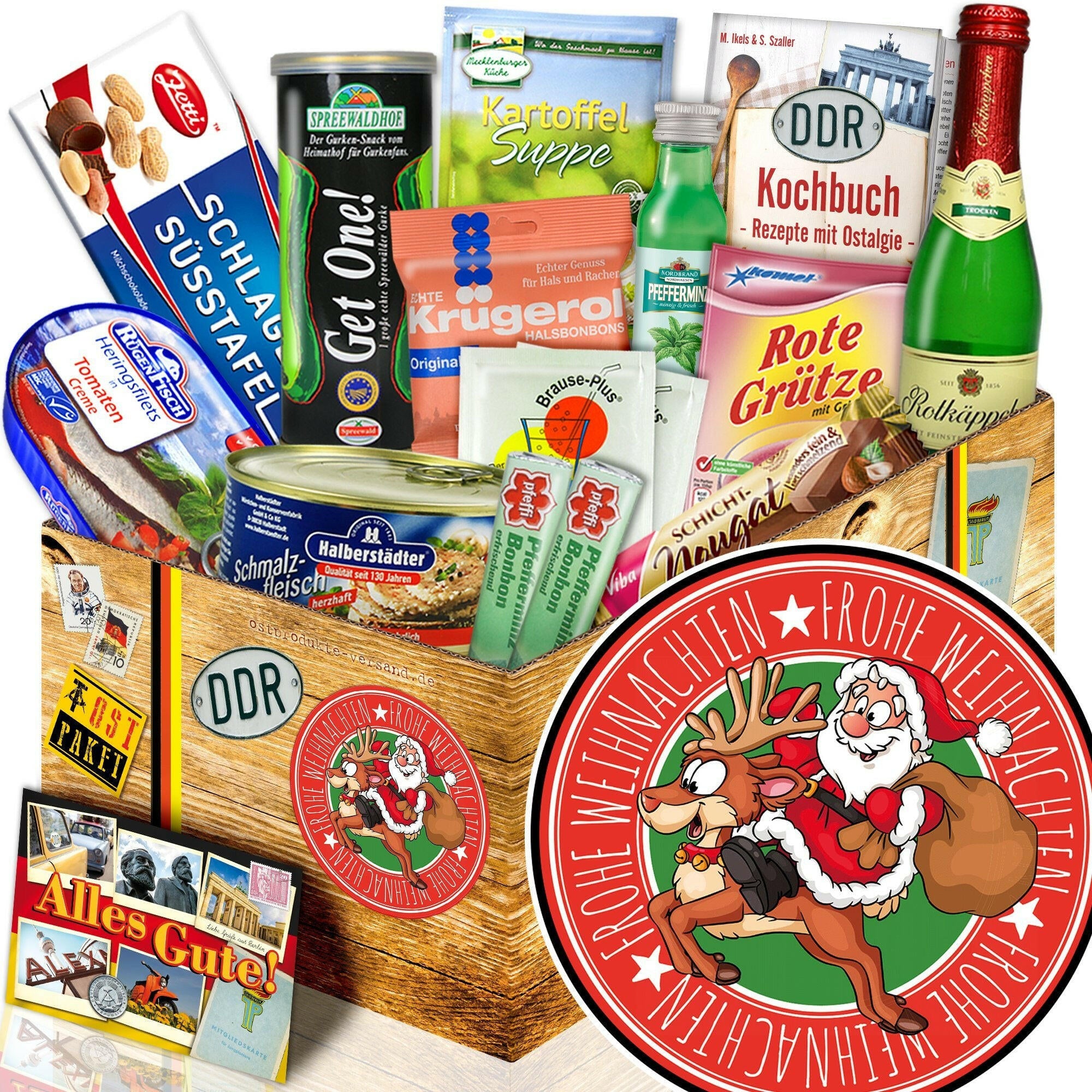 Weihnachten Santa - Spezialitäten Set M - Ossiladen I Ostprodukte Versand