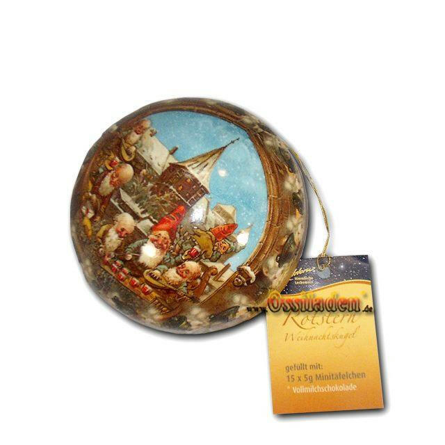 Weihnachtskugel (Rotstern)